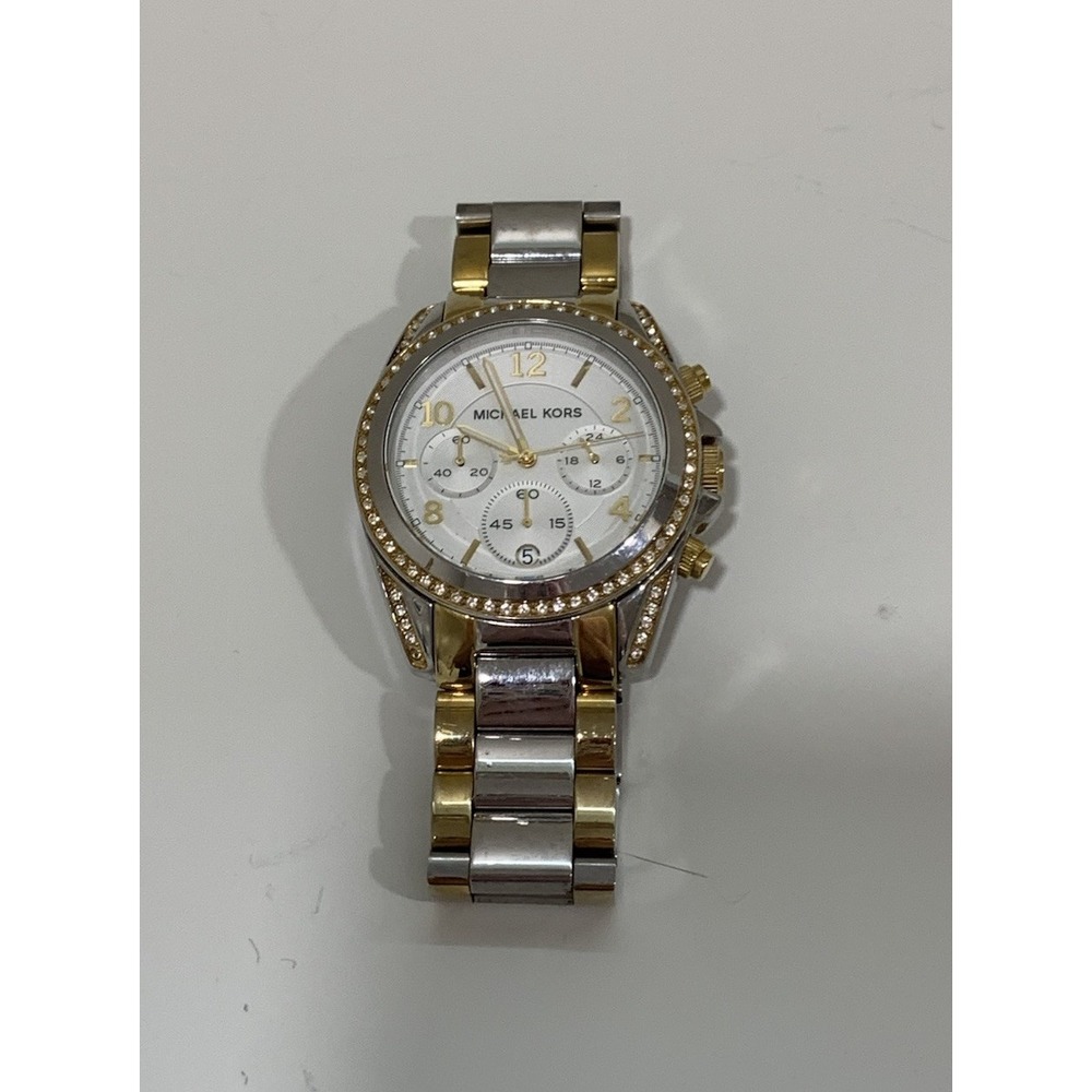 Michael Kors MK5685 Women's Watch Chronograph Stainless Steel 39mm Analog